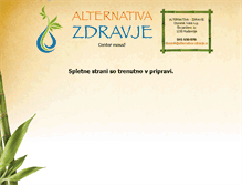 Tablet Screenshot of alternativa-zdravje.si